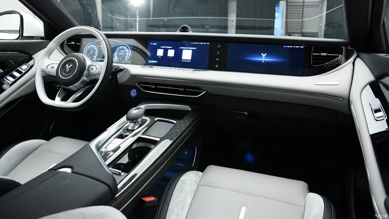 Carbon fiber EV sport-trim interior package
