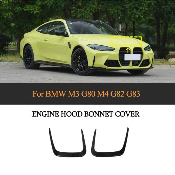 2021-2022 BMW G80 M3 / G82 M4 / G83 OEM-Style Dry Carbon Engine Cover (1pc)