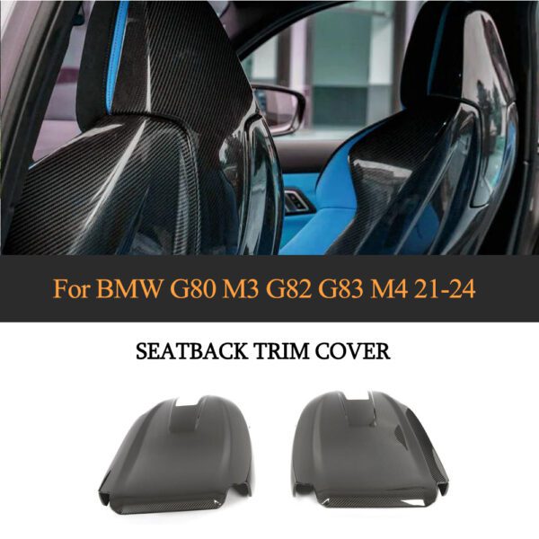 2021-2022 BMW G80 M3 / G82 M4 / G83 MP-Style Dry Carbon Front Bumper Vent Covers
