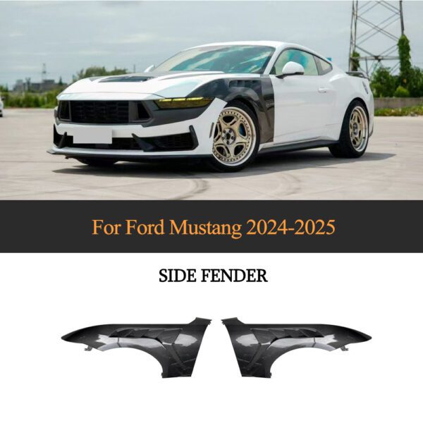 Carbon Fiber  Side Fender for 2024 Ford Mustang S650