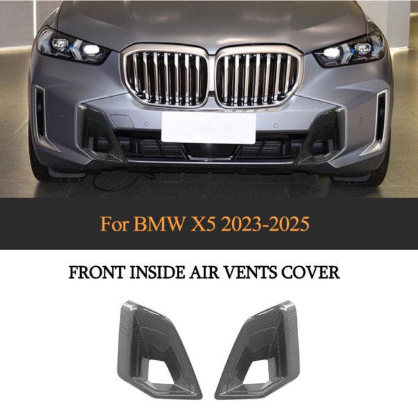 For BMW X5 2023-2025 DRY CARBON FRONT INSIDE AIR VENTS COVER