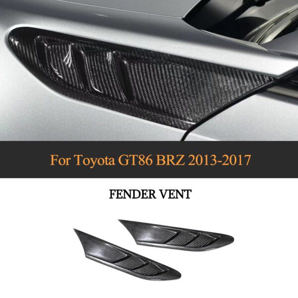 Carbon Fiber Side Fender Vents fit for Toyota 86 and Subaru BRZ 2012-2018