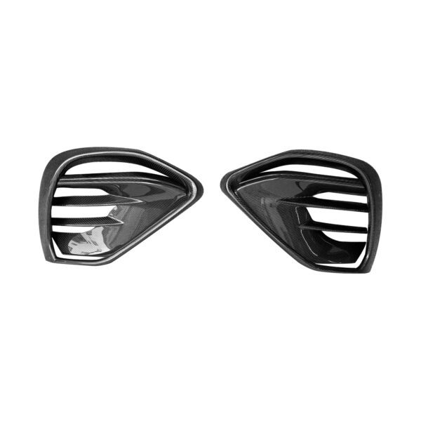 2024-2025 Mercedes-Benz GLE Coupe & SUV AMG-Line Brabus-Style Carbon Fiber Fog Light Trim (4-Piece Set) - Image 2