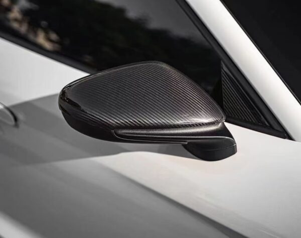 Carbon Fiber Side Mirror Covers for Porsche Taycan/turbo S 9J1 Sedan 4-Door - Image 5