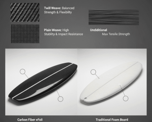 Why Carbon Fiber One-Piece eFoils Outperform Traditional Split Boards