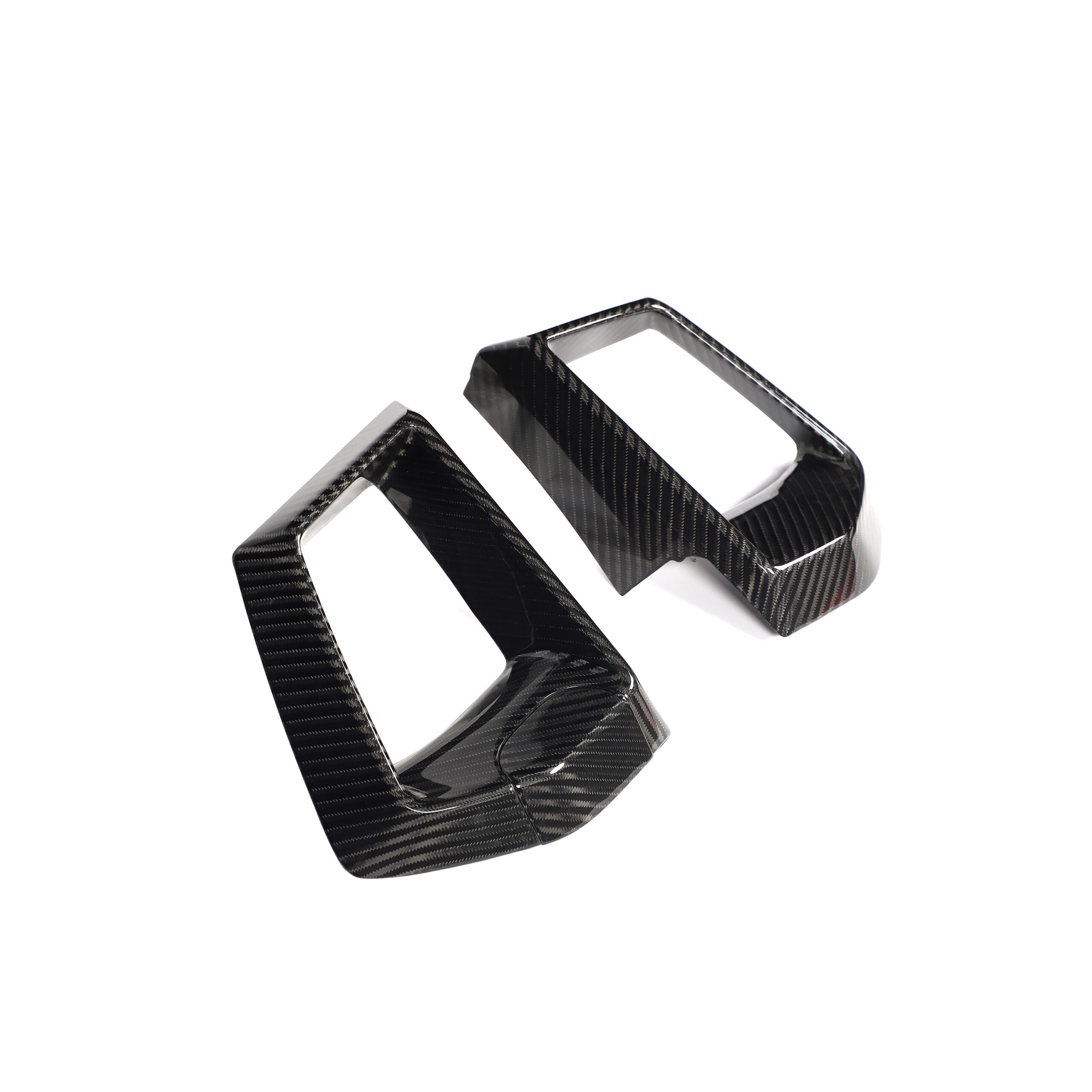 Carbon Fiber Front Bumper Grille Cover Trim Accessories for 2024 Ford Mustang S650 GT