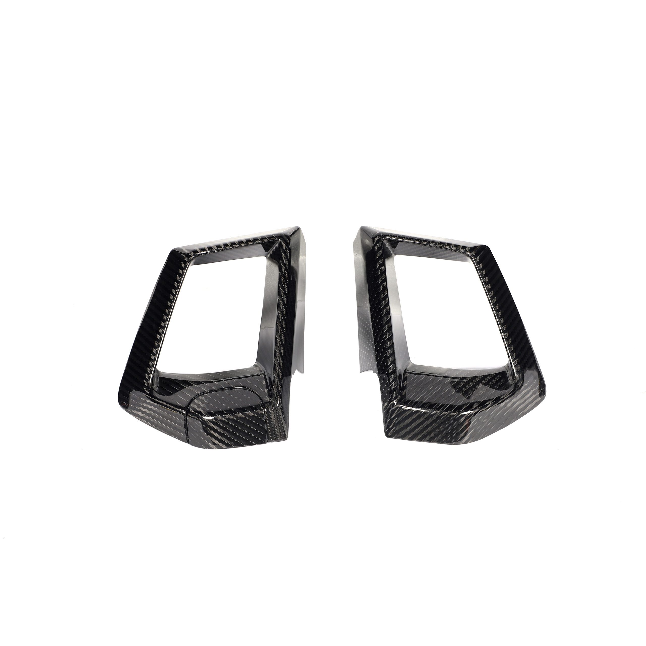 Carbon Fiber Front Bumper Grille Cover Trim Accessories for 2024 Ford Mustang S650 GT