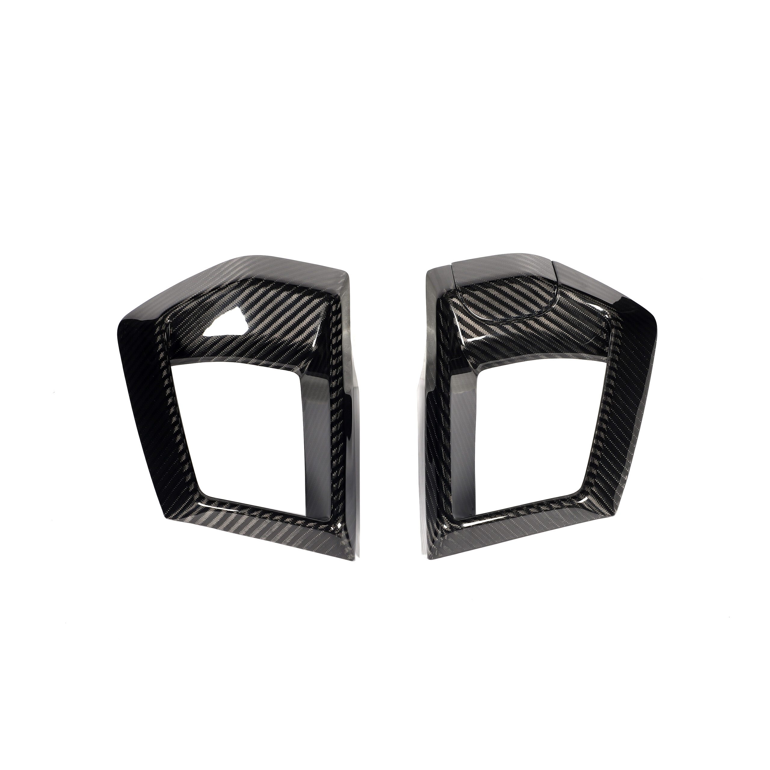 Carbon Fiber Front Bumper Grille Cover Trim Accessories for 2024 Ford Mustang S650 GT