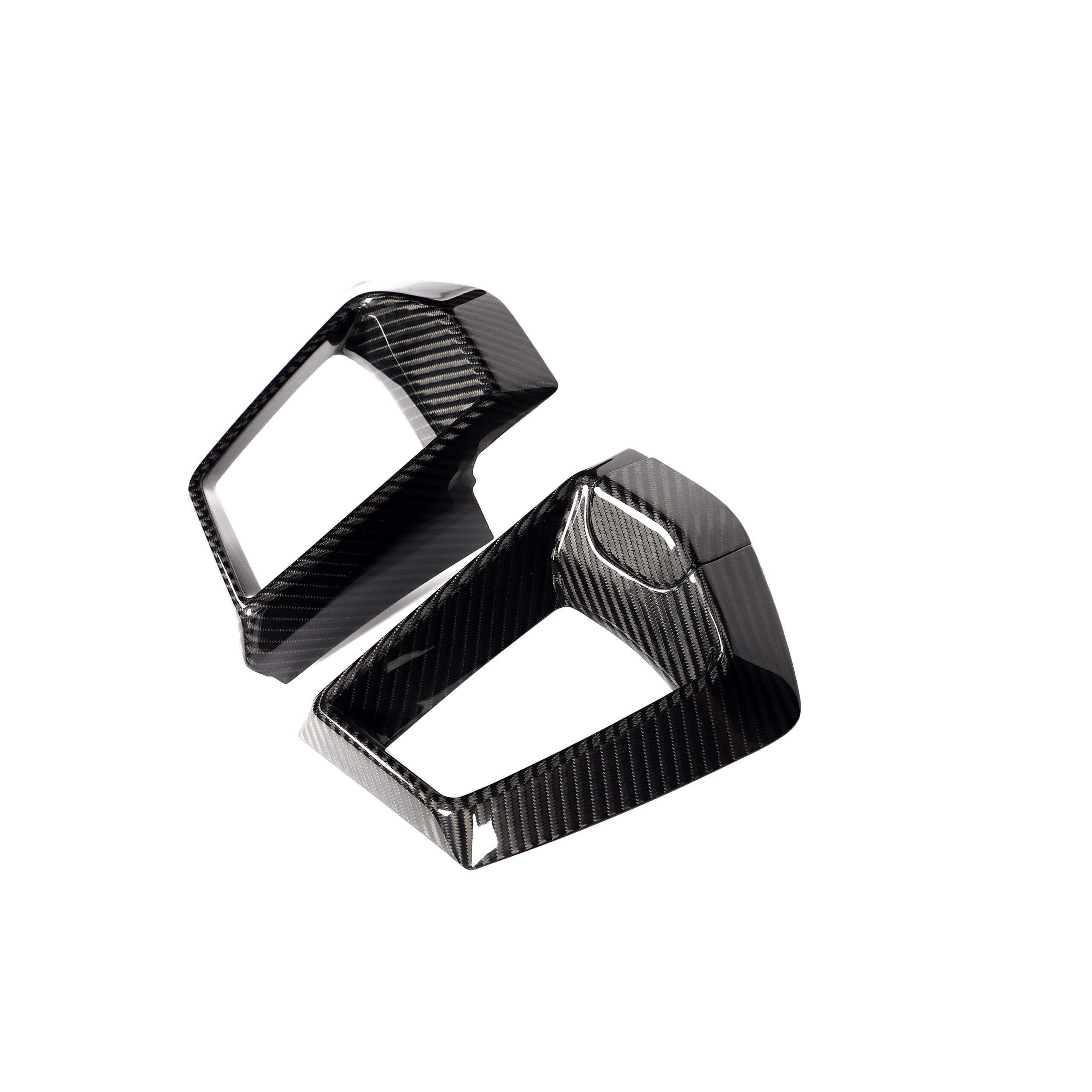 Carbon Fiber Front Bumper Grille Cover Trim Accessories for 2024 Ford Mustang S650 GT