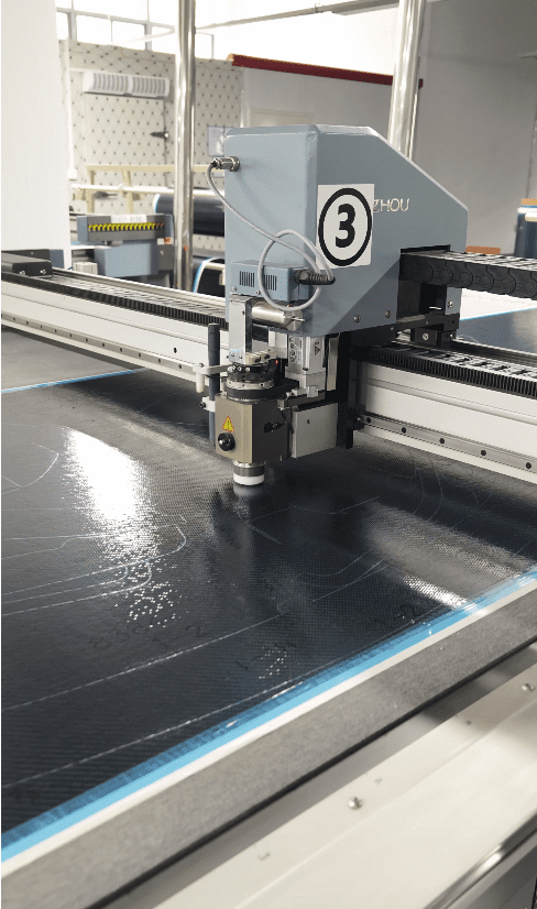 Picture of fabric cutting