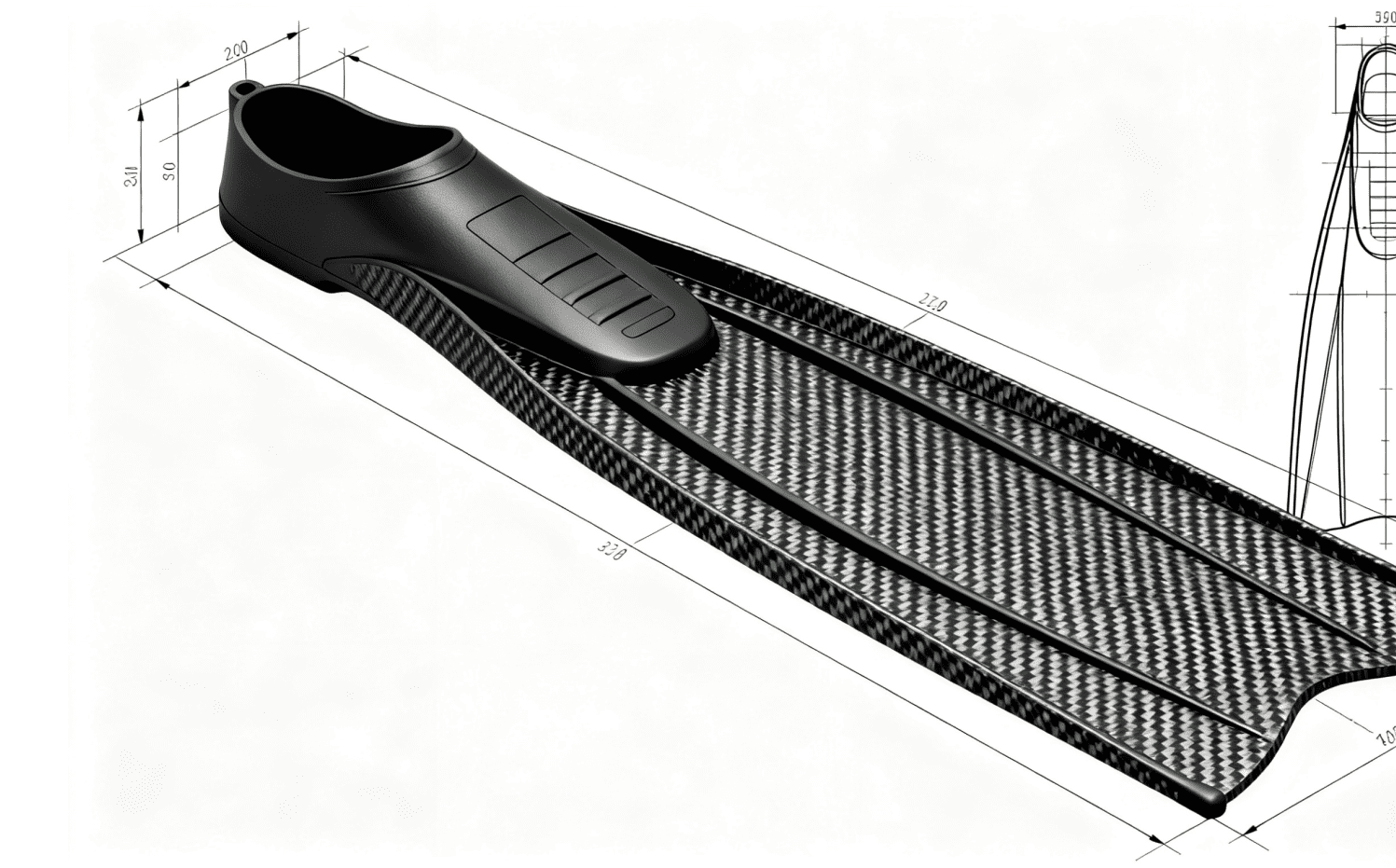3d draft of flippers