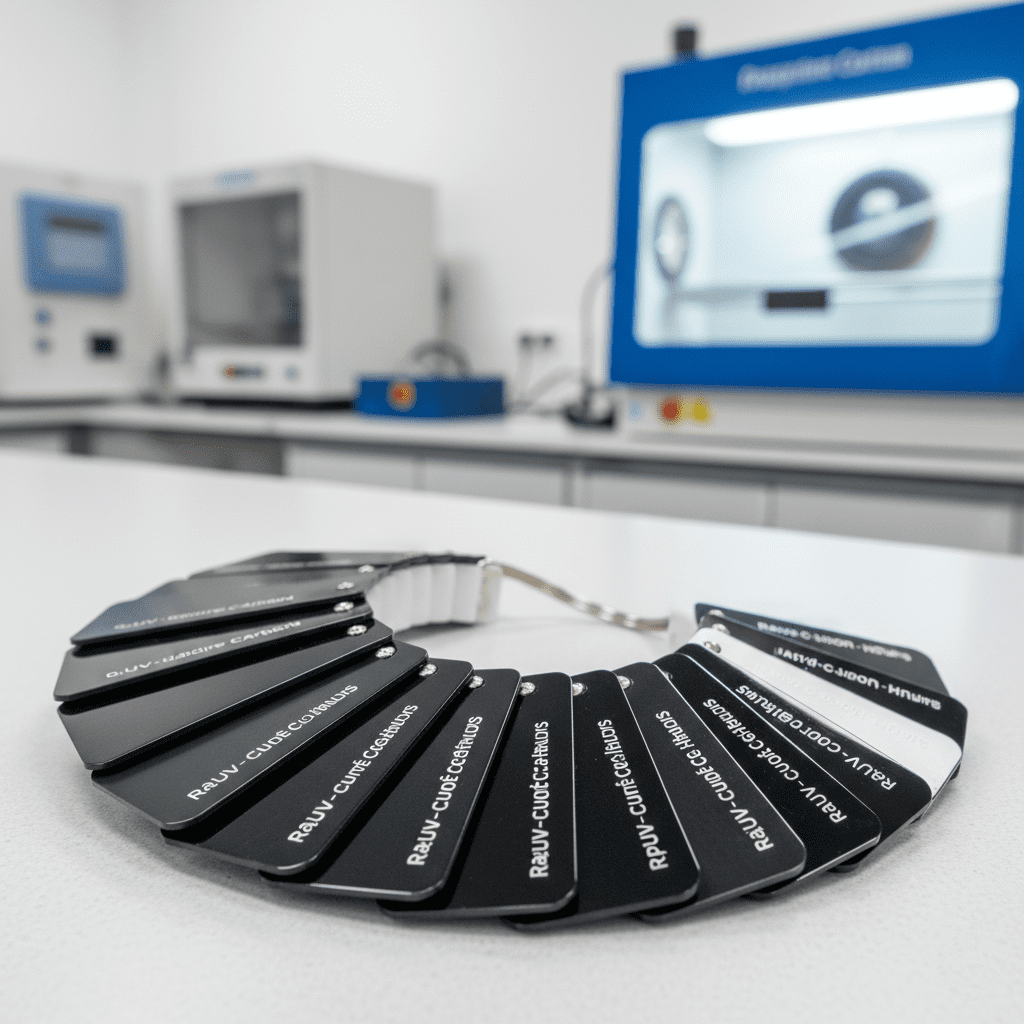A visual representation of how material, labor, and amortization costs change with increasing production volumes
