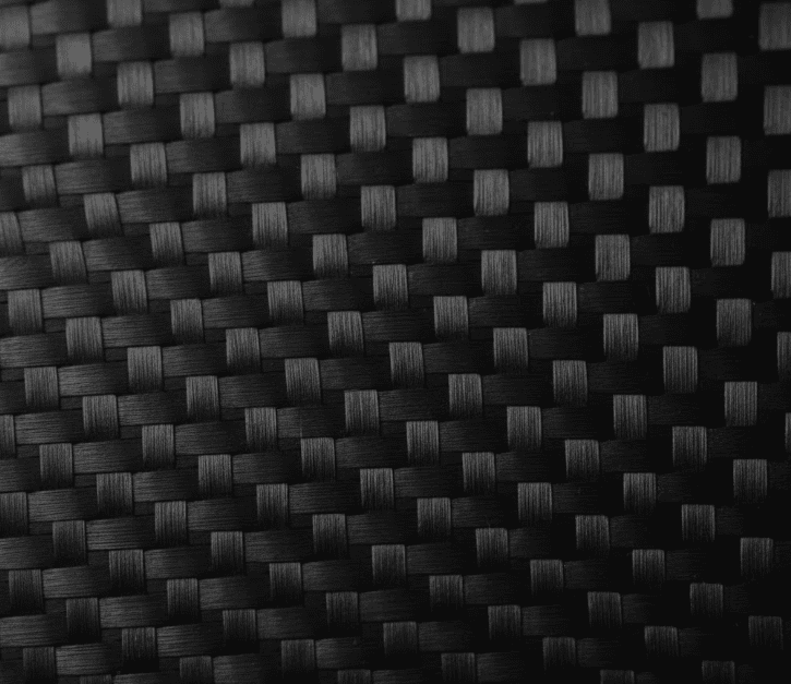 close-up of seamless carbon fiber weave on glossy eFoil surface