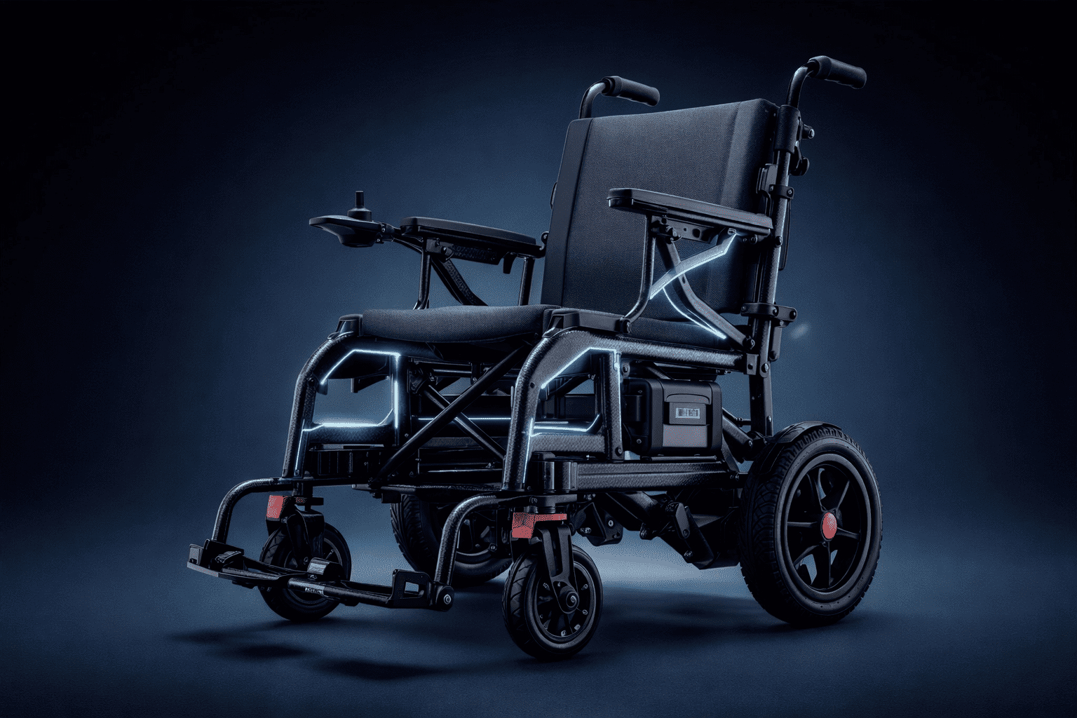 Heavy Load Carbon Fiber Manual Wheelchair for Elderly Care OEM ODM - Image 2