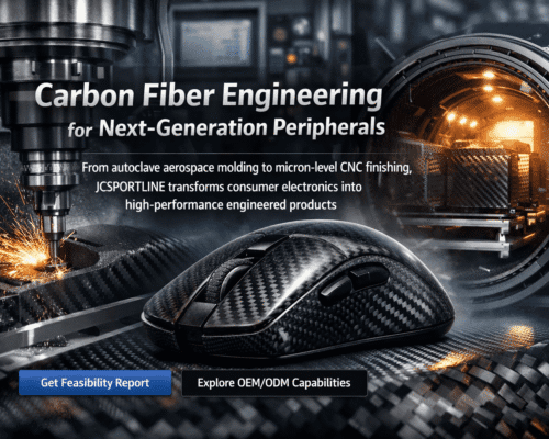 From Racetrack to Workspace: How JCSPORTLINE Is Redefining High-End Peripherals with Carbon Fiber Engineering