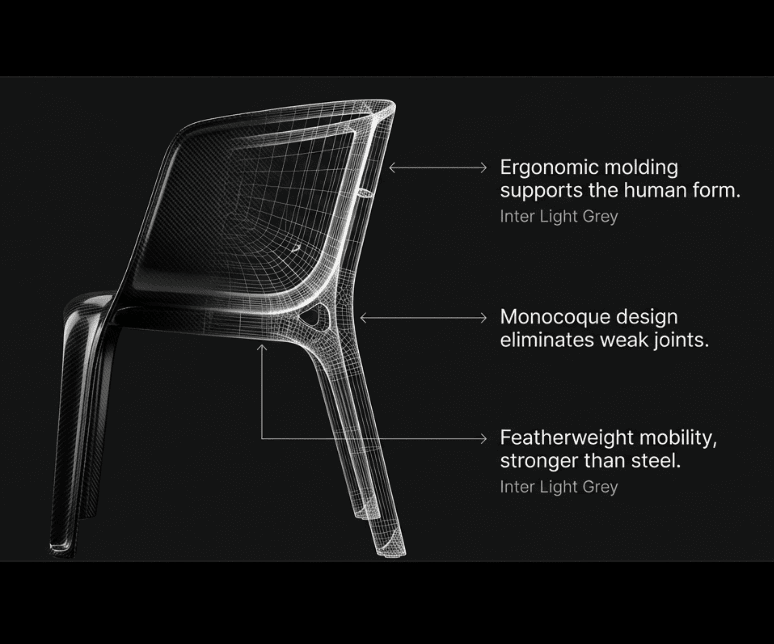 carbon fiber chair