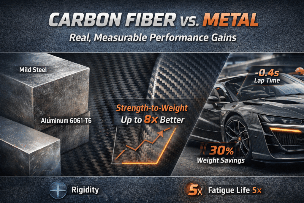 Comparison of Carbon Fiber and Metal