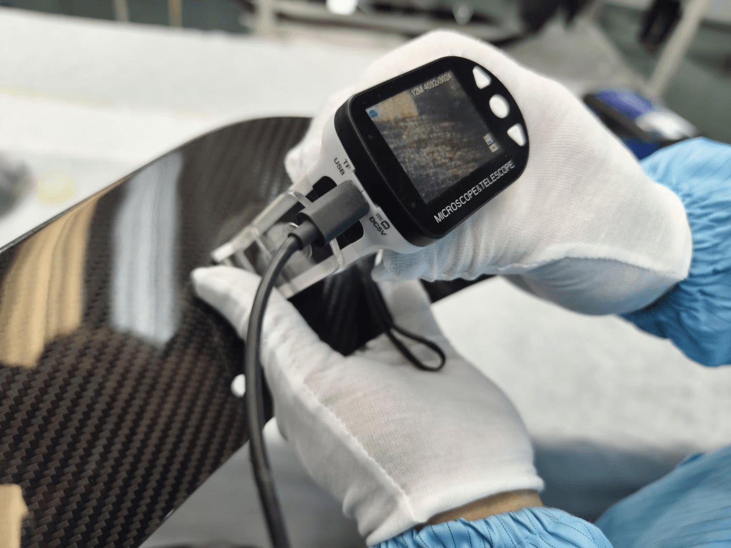 Carbon fiber pool cue quality control