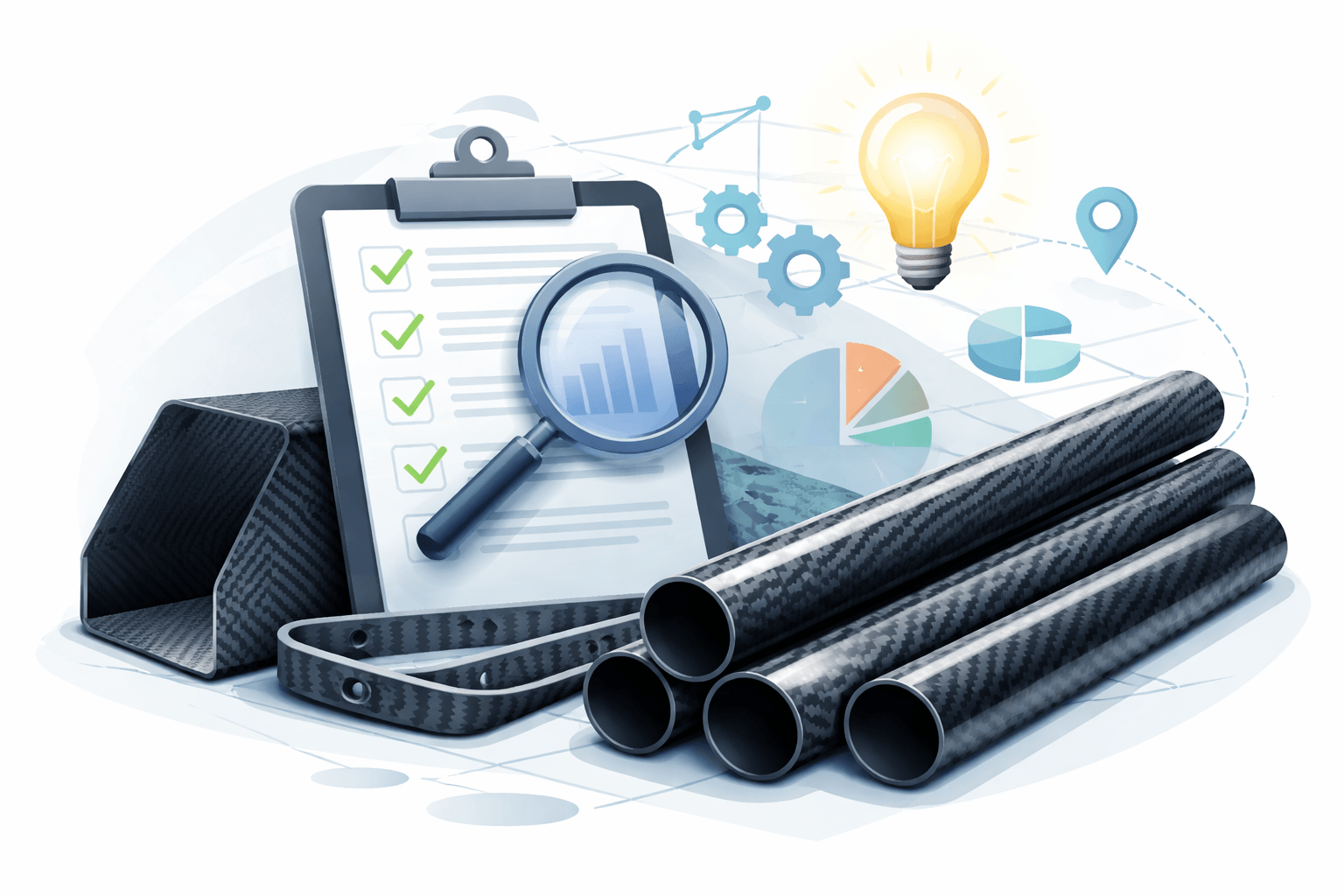 feasibility study for carbon fiber composite parts