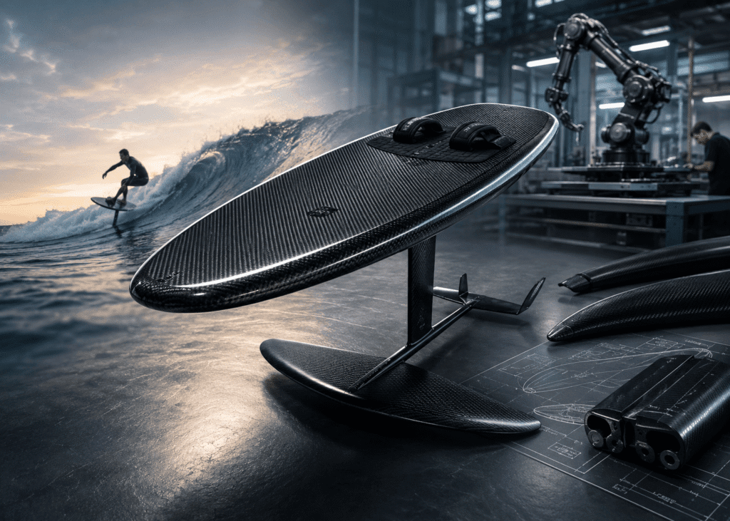 Custom Carbon Fiber Hydrofoils banner
