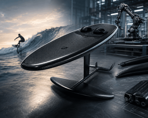 Why Our Custom Carbon Fiber Hydrofoils Are Built to Meet Every Surfer’s Needs: Factory Expertise