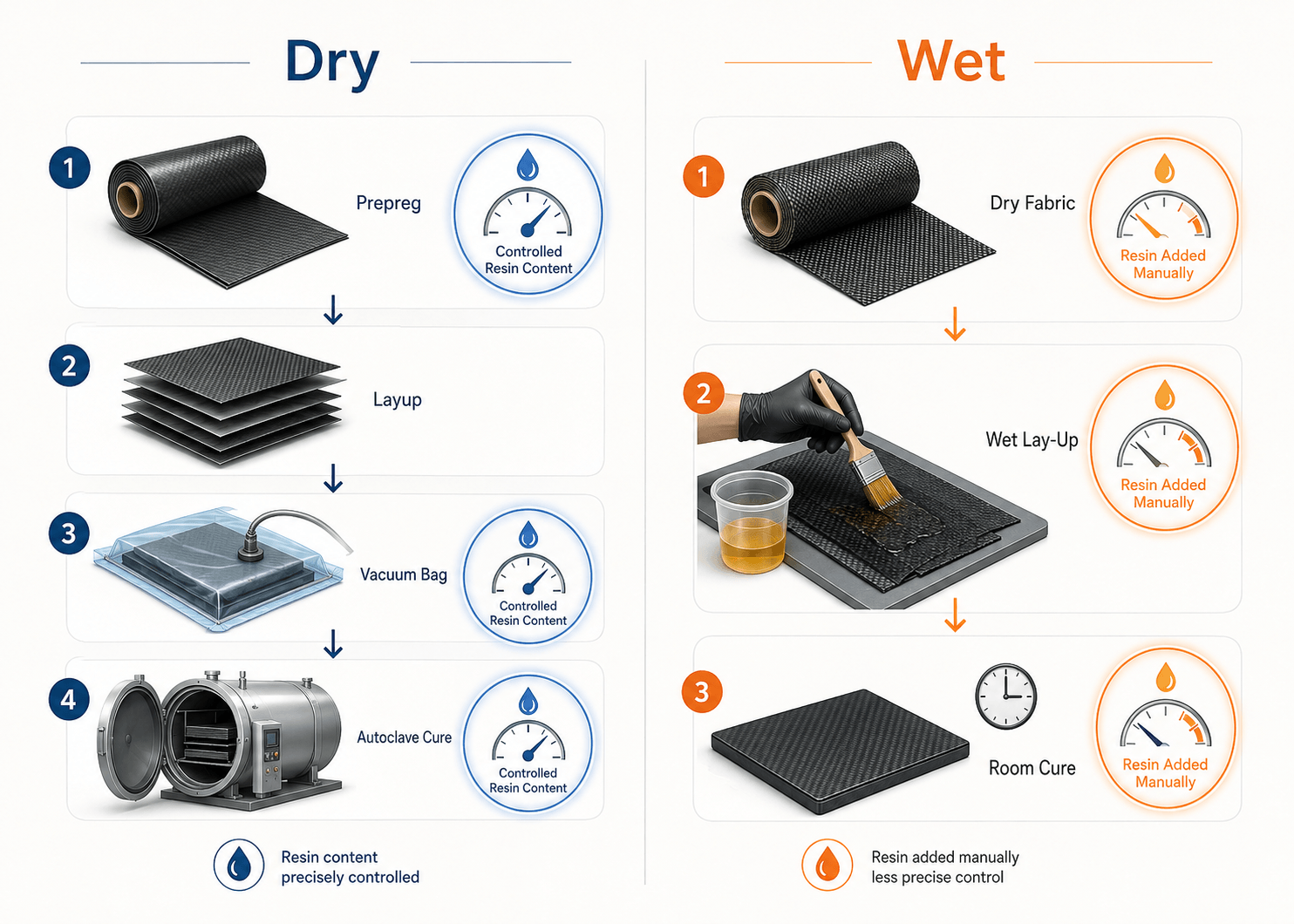 Dry Carbon Fiber vs Wet 1