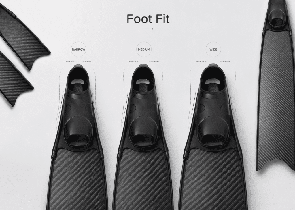 Carbon Fiber Fins Foot Fit