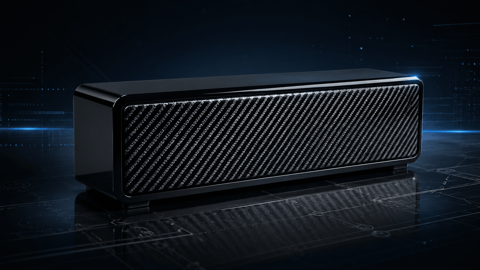 carbon fiber home theater speakers system