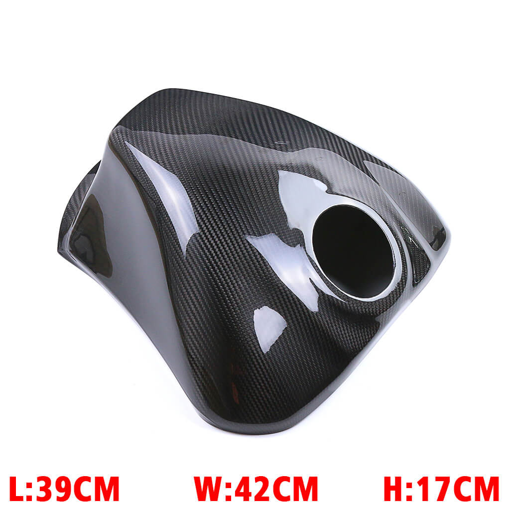 carbon fiber raised fuel tank cover for kawasaki 1