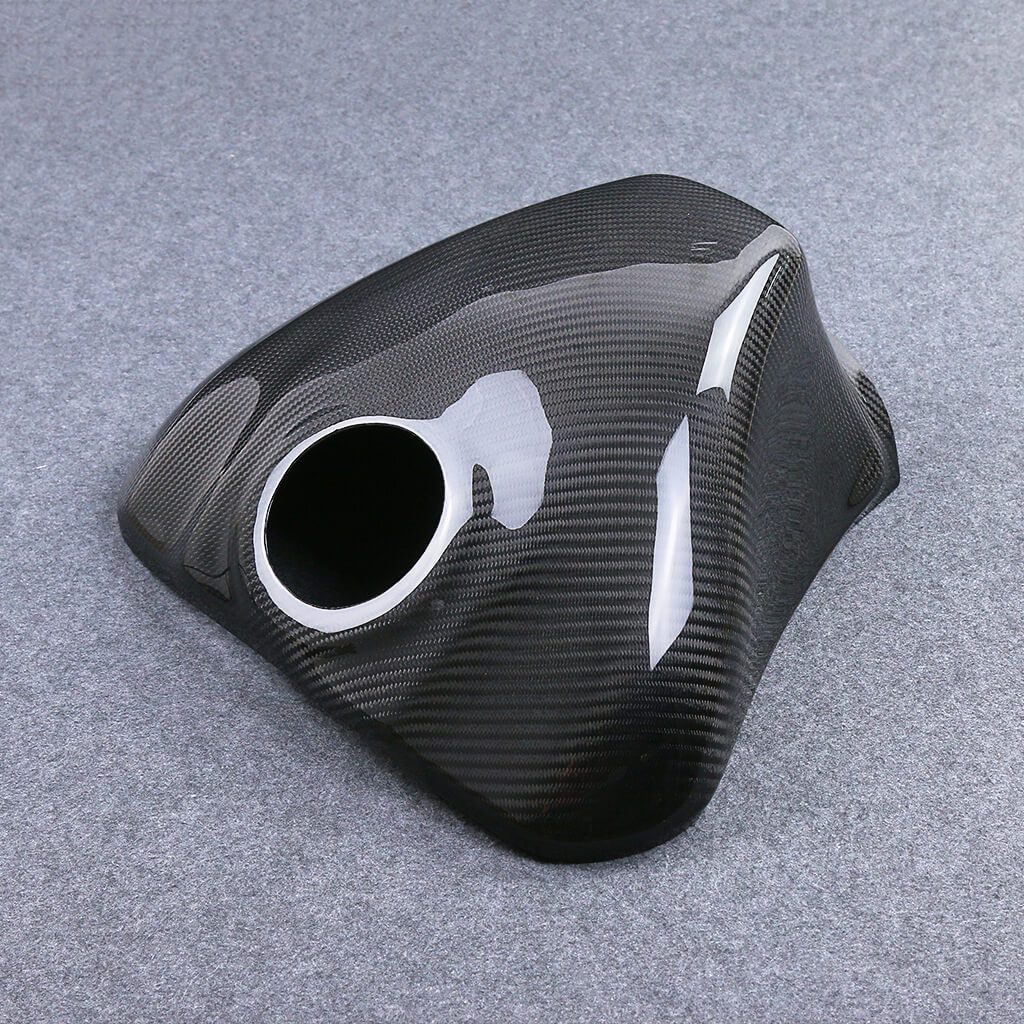carbon fiber raised fuel tank cover for kawasaki 2