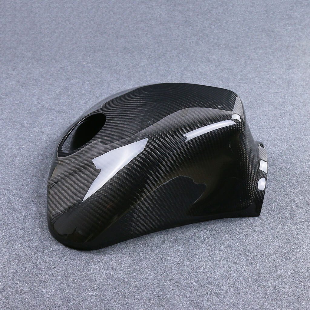 carbon fiber raised fuel tank cover for kawasaki 4