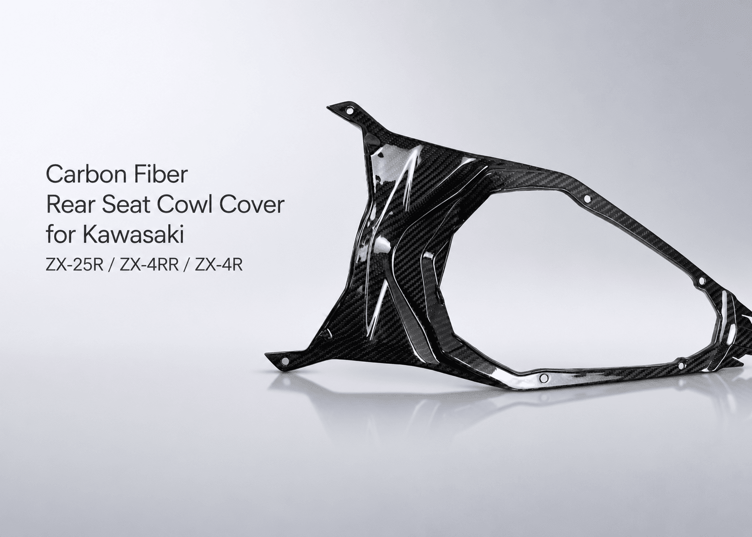 carbon fiber rear seat cowl cover for kawasaki