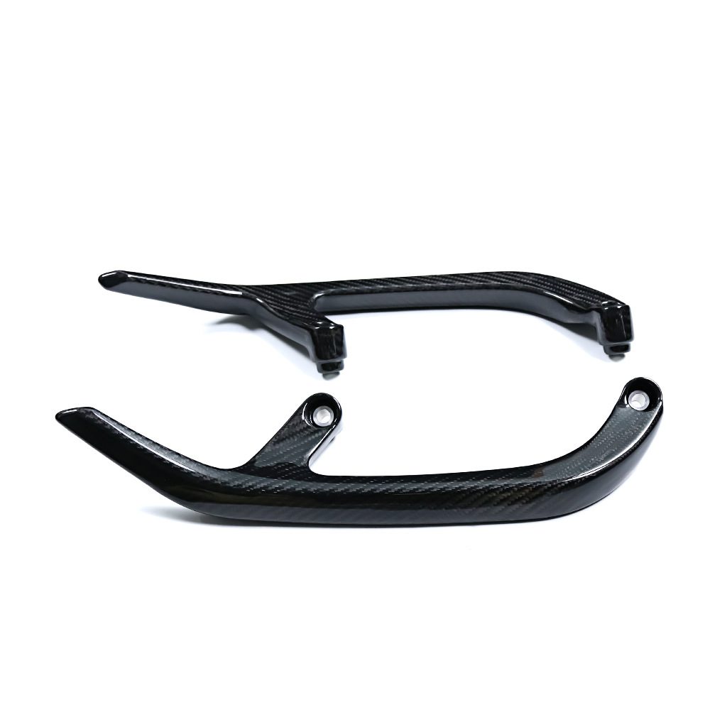 carbon fiber rear seat grab handle covers for yamaha 2