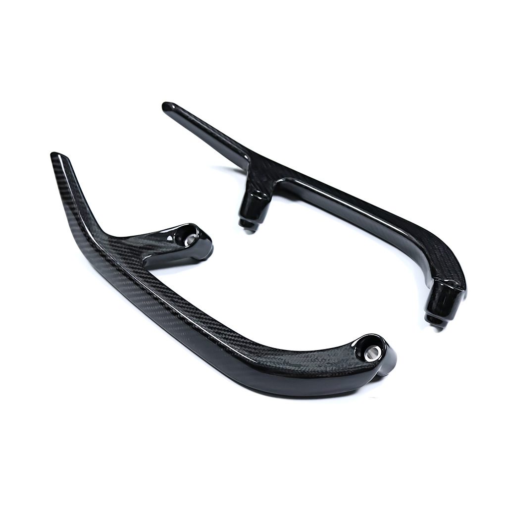 carbon fiber rear seat grab handle covers for yamaha 3