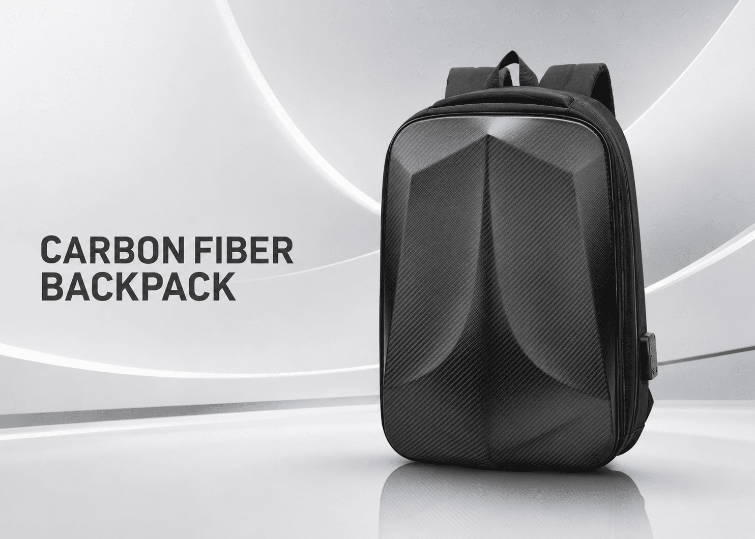 durable 3k twill matte carbon fiber backpack 6