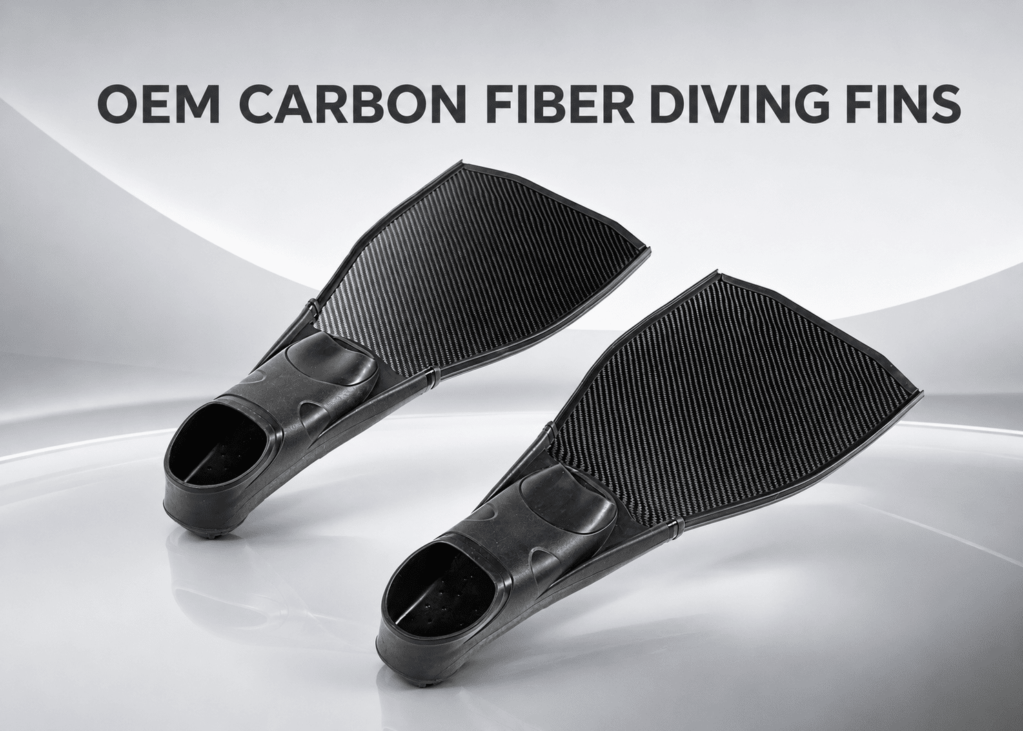 oem carbon fiber diving fins 6