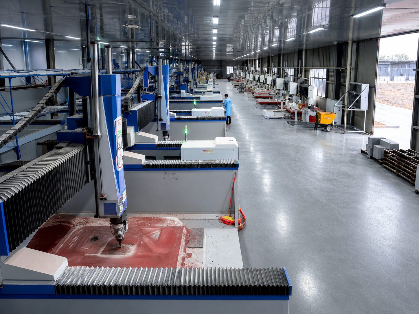 CNC mold machining and composite testing