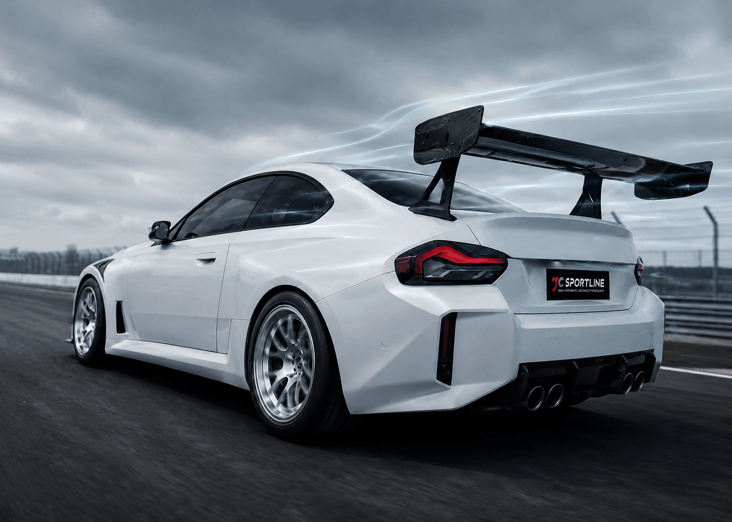 Custom Carbon Fiber Rear Wing banner