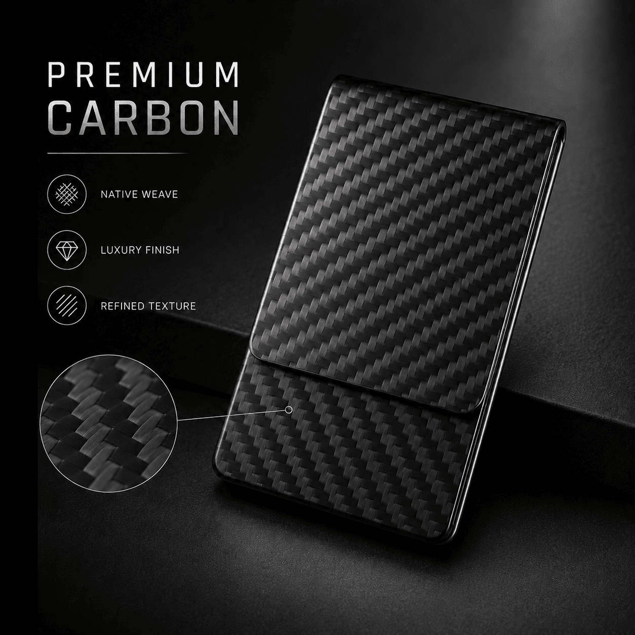 carbon fiber business card holder premium carbon