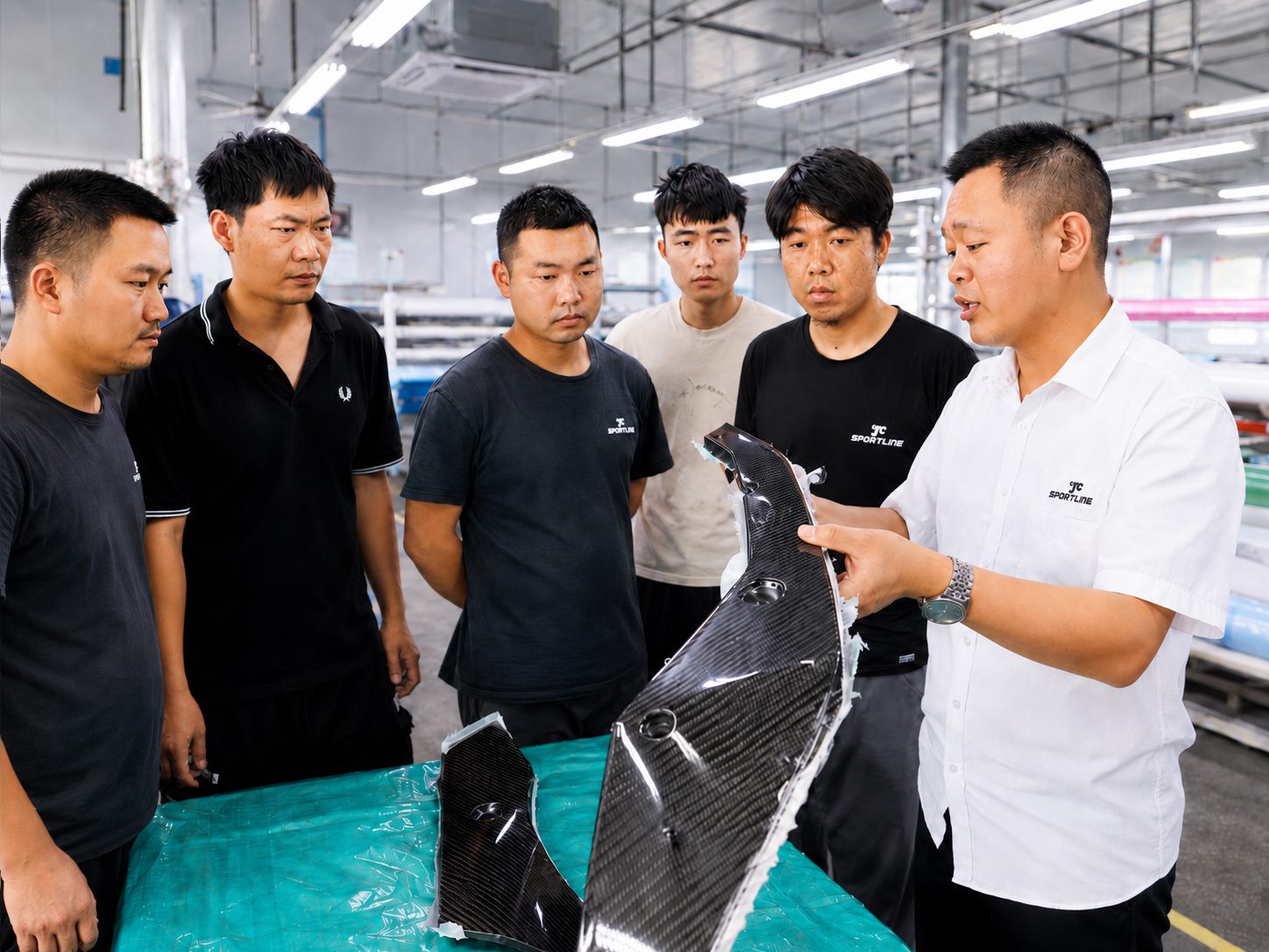 Start carbon fiber project with JCSPORTLINE engineering team