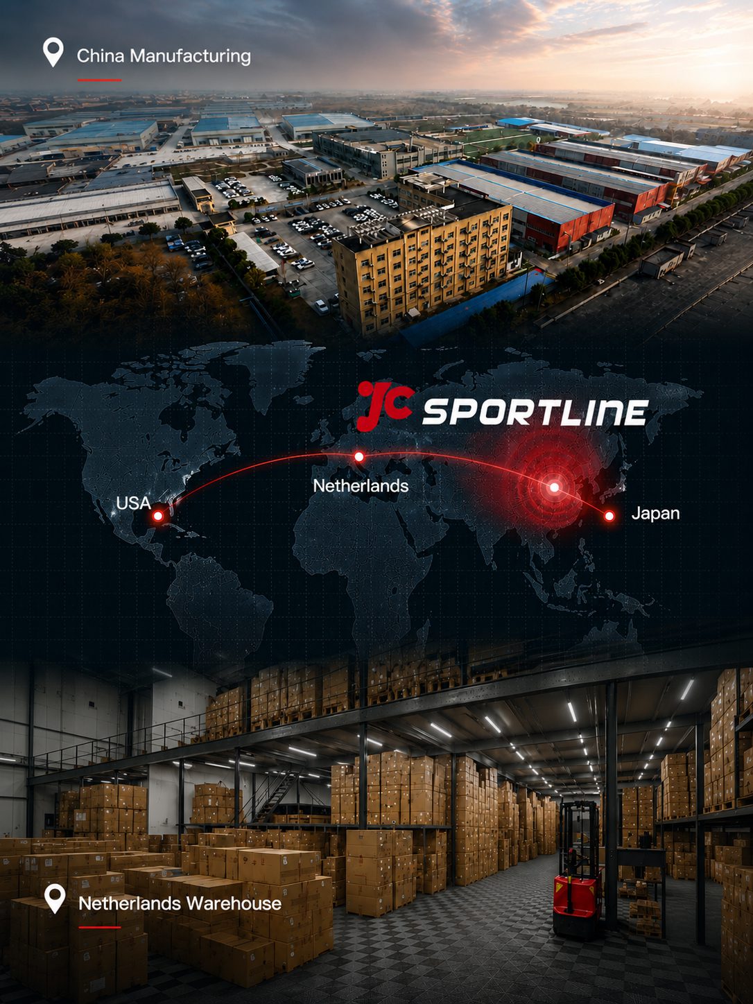 JCSPORTLINE global engineering system