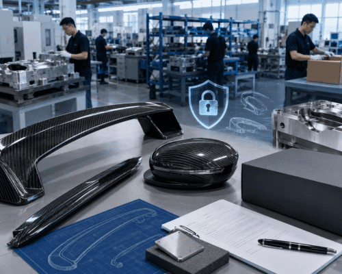 Private Label Carbon Fiber Manufacturing: How B2B Brands Protect Designs, Molds, and IP