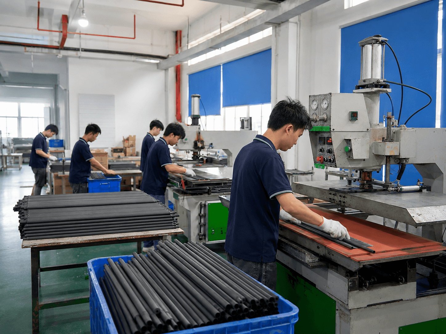 Carbon fiber pool cue manufacturing process