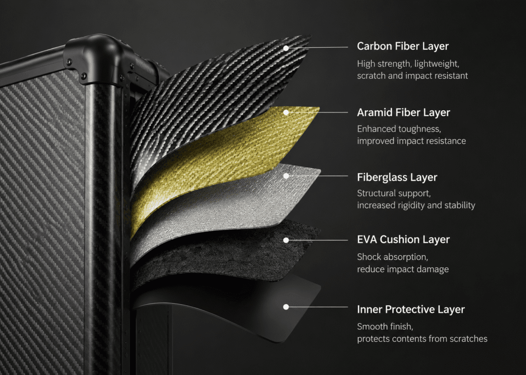 Custom Carbon Fiber Luggage 1