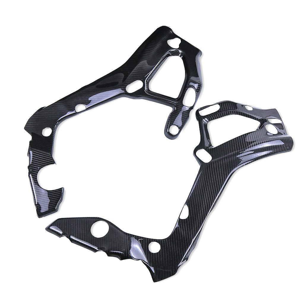 bmw s1000rr dry carbon fiber frame covers 2