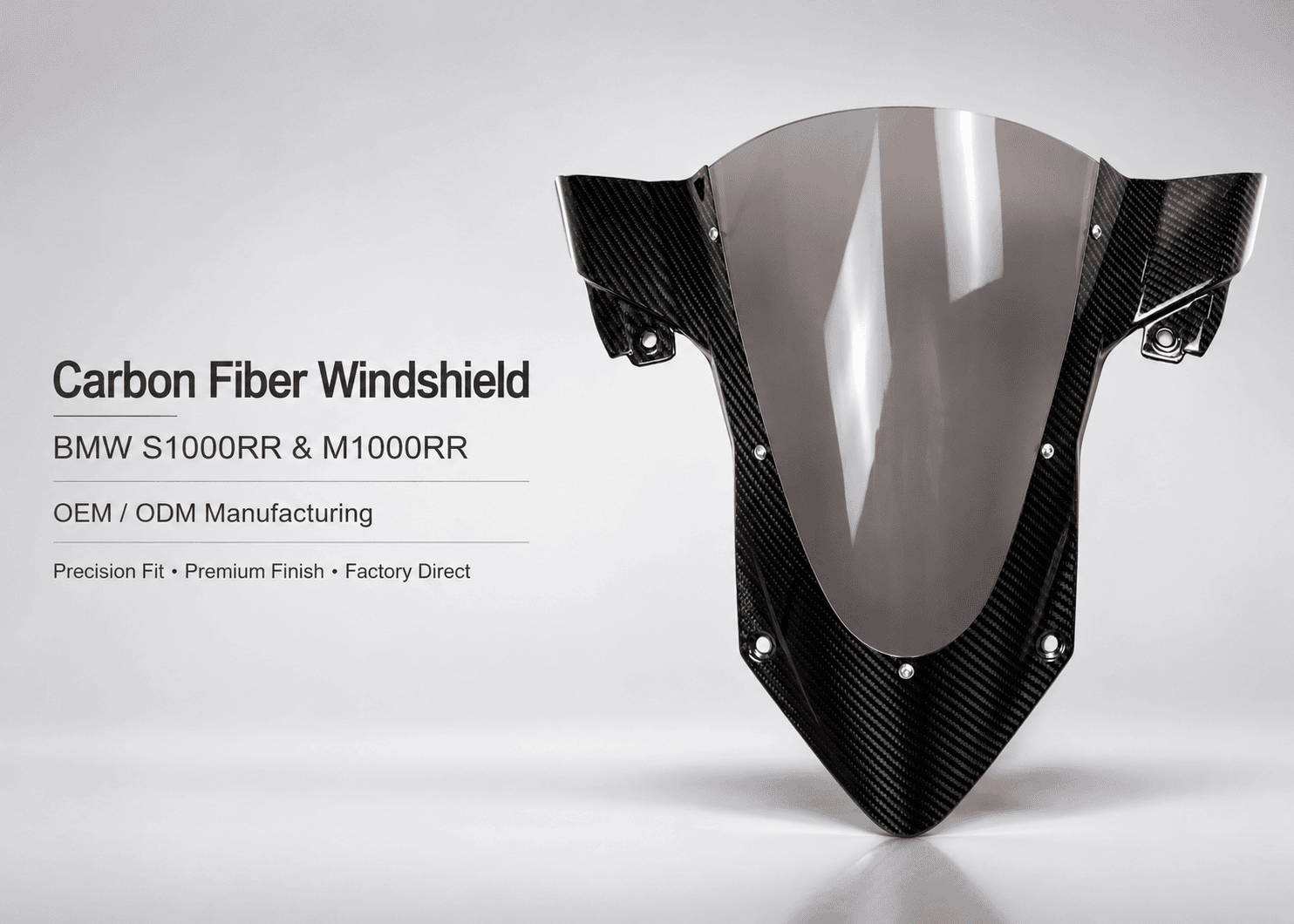 carbon fiber windshield for bmw s1000rr 6