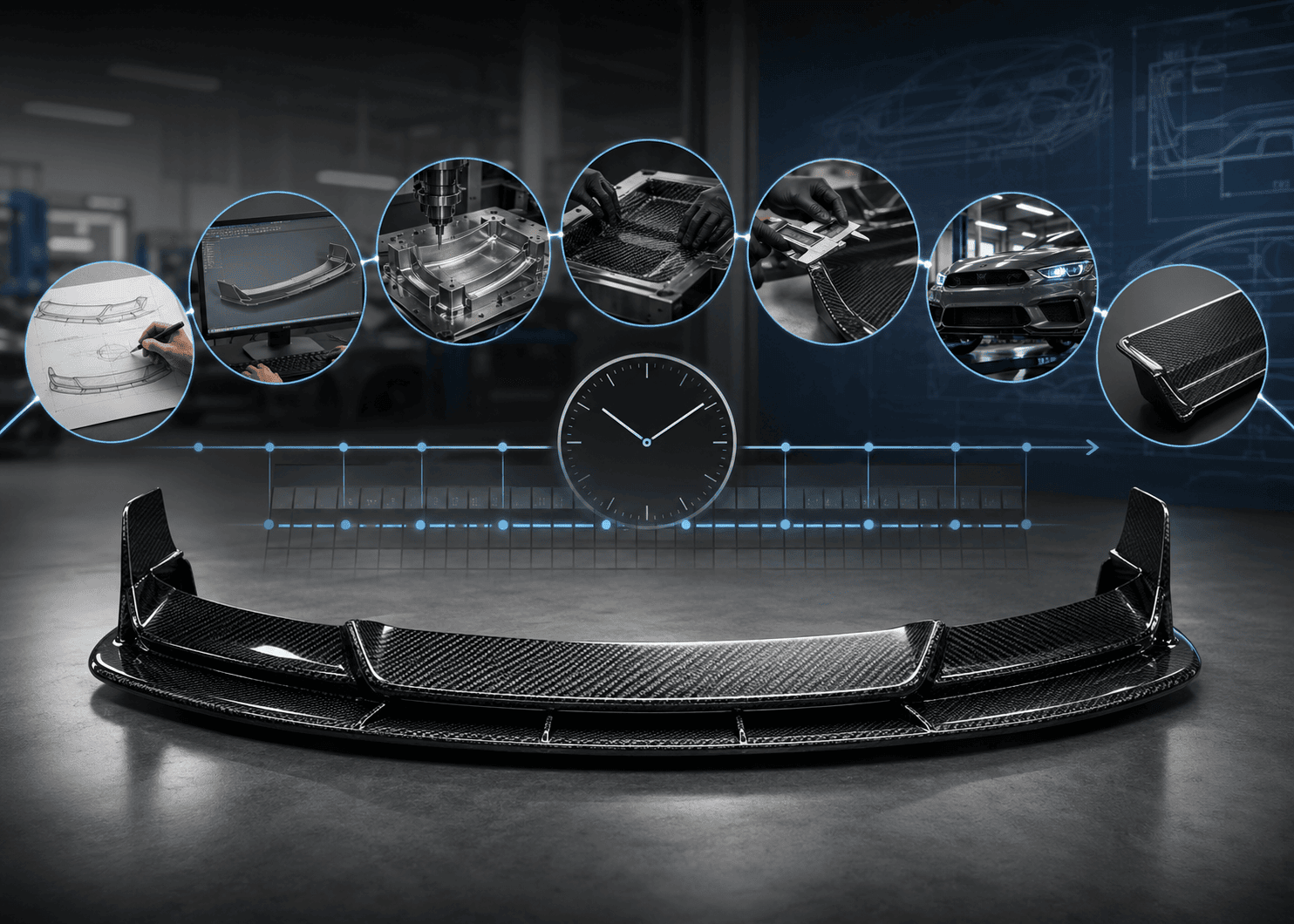 custom carbon fiber development timeline 1