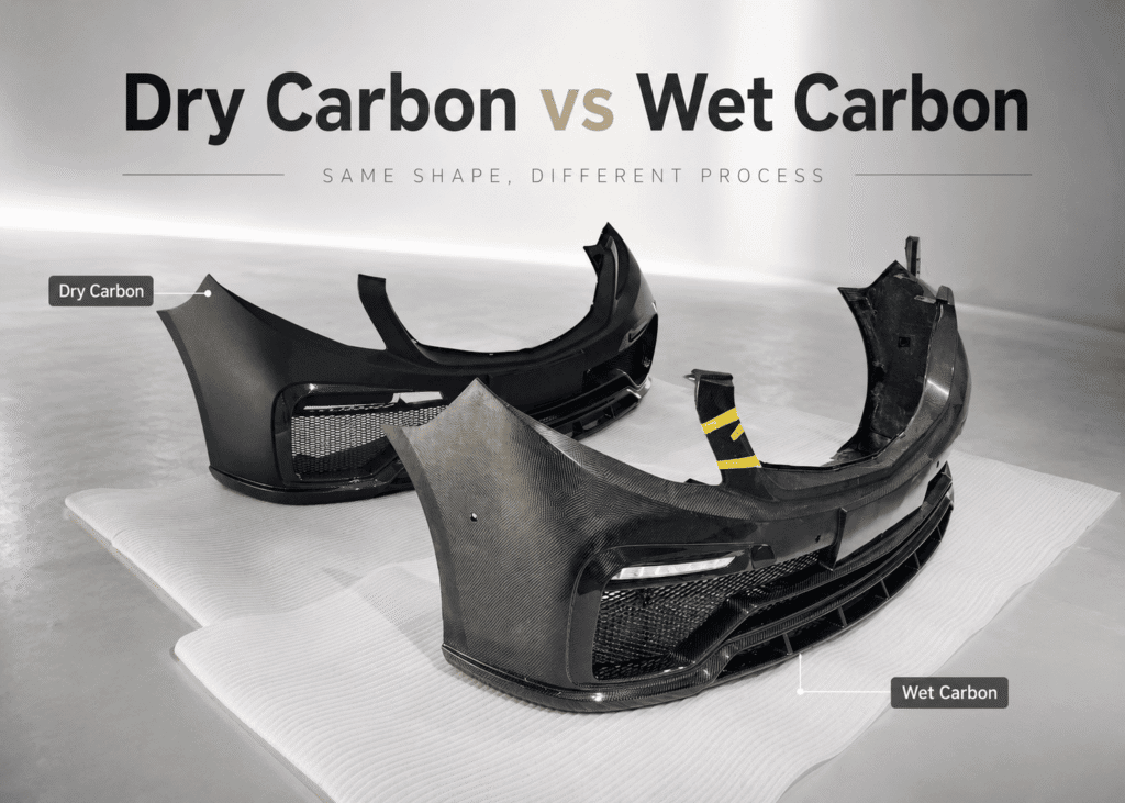dry carbon vs wet carbon mold 1