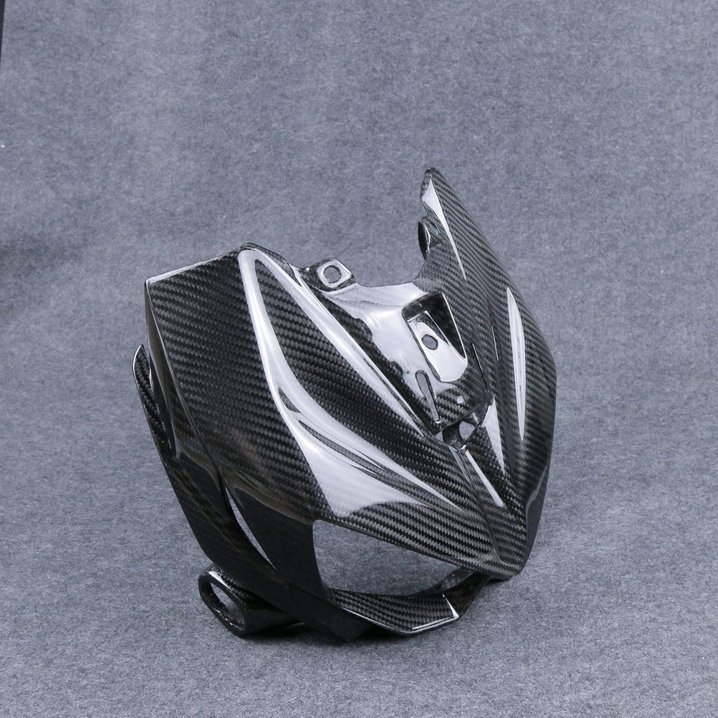 Precision-Fit Dry Carbon Fiber Front Fairing for Kawasaki Z1000 2014+ - Image 4