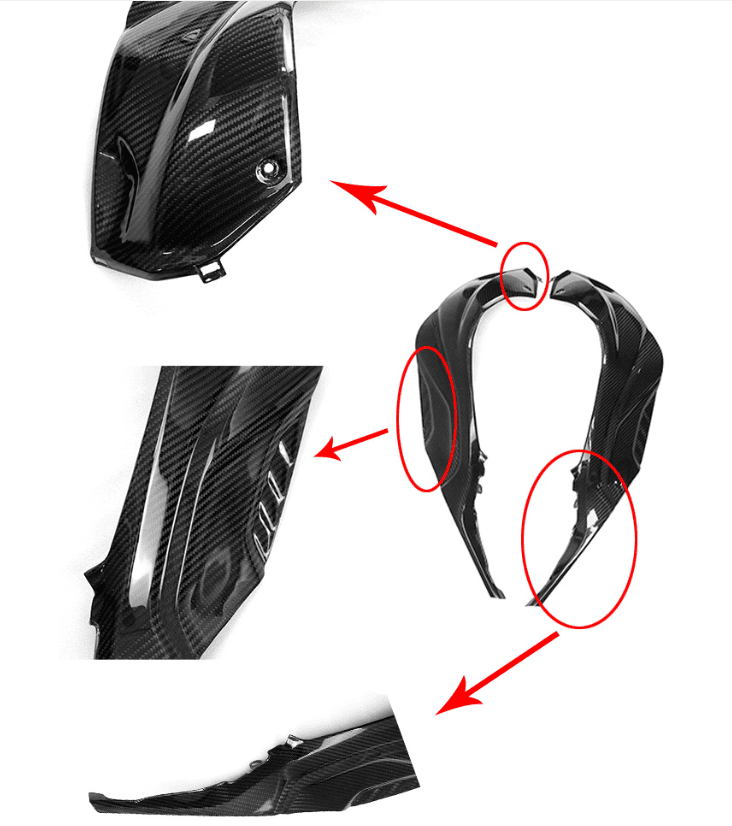 s1000rr carbon fiber tank side panels 5